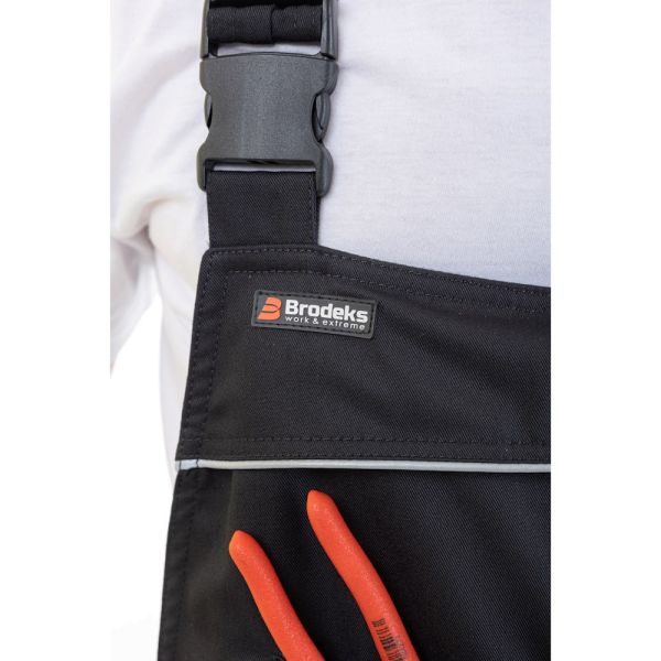 Полукомбинезон Brodeks KS402, черный