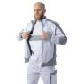 Полукомбинезон Brodeks KS402, белый, серый