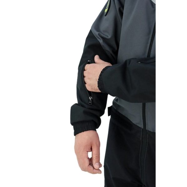 Комбинезон Brodeks KS503, серый, черный