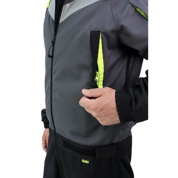 Комбинезон Brodeks KS503, серый, черный