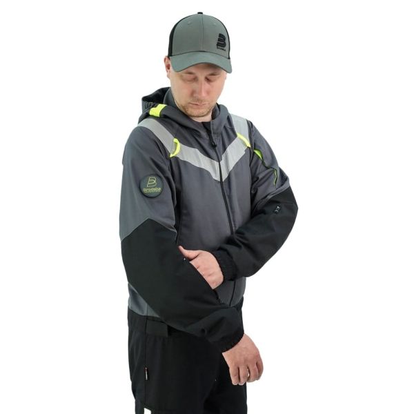 Комбинезон Brodeks KS503, серый, черный