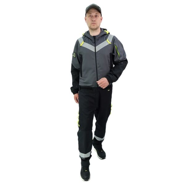 Комбинезон Brodeks KS503, серый, черный