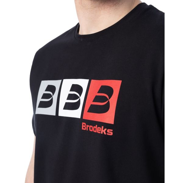 Футболка Brodeks KS705, черная