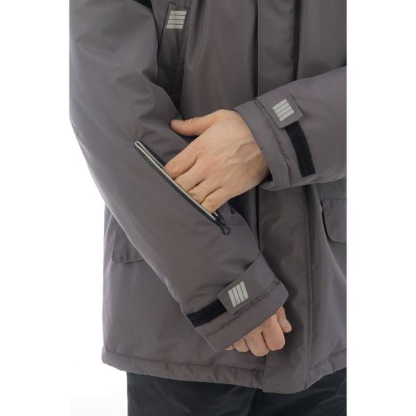 Куртка-парка зимняя Brodeks KW204, серый (2XL)