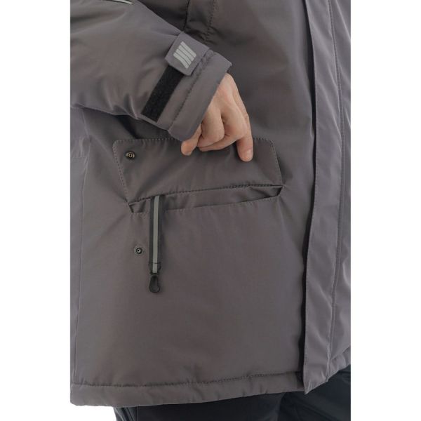 Куртка-парка зимняя Brodeks KW204, серый (2XL)