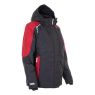 Куртка женская зимняя Brodeks KW 208, чёрный, красный