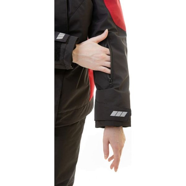 Куртка женская зимняя Brodeks KW 208, чёрный, красный