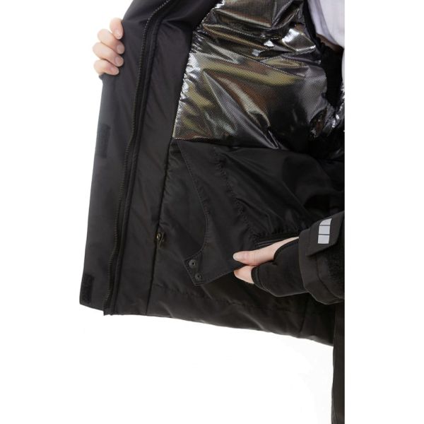 Куртка женская зимняя Brodeks KW 208, чёрный, красный