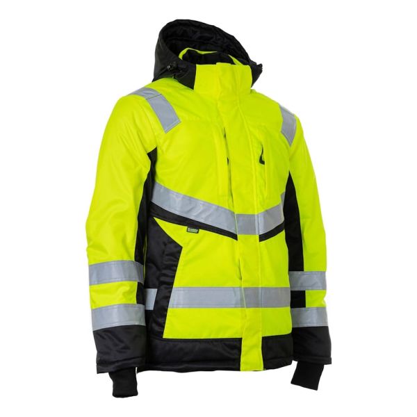 Куртка сигнальная зимняя Brodeks KW216, желтый, черный