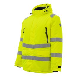 Куртка-парка сигнальная зимняя Brodeks KW220, жёлтый