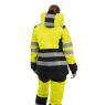 Куртка сигнальная женская зимняя Brodeks KW230, желтый, черный