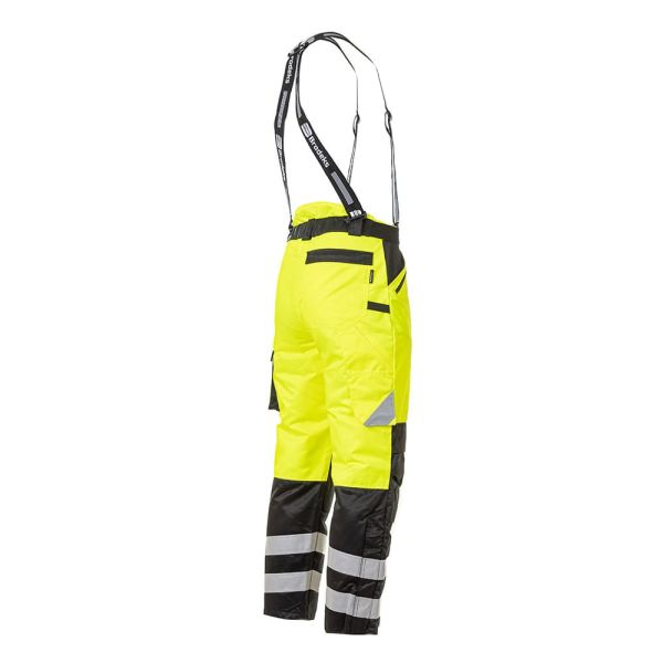 Брюки сигнальные зимние Brodeks KW308, желтый, черный