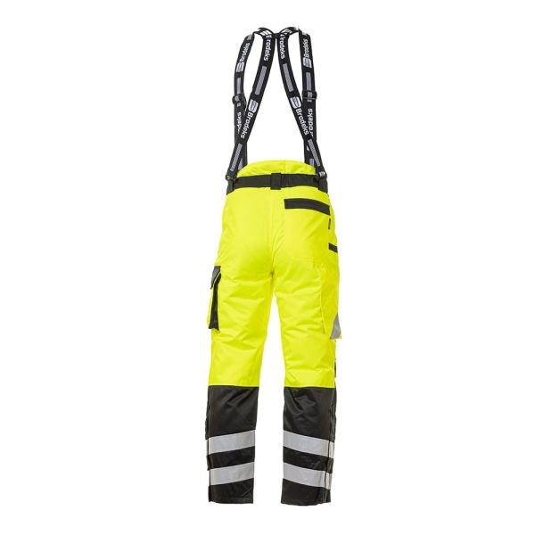 Брюки сигнальные зимние Brodeks KW308, желтый, черный