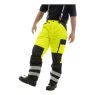 Брюки сигнальные зимние Brodeks KW308, желтый, черный