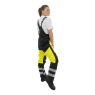 Брюки зимние сигнальные женские Brodeks KW330, жёлтый, чёрный