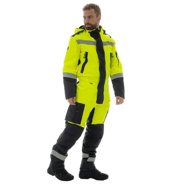 Комбинезон зимний Brodeks KW505, желтый, черный