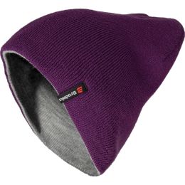 Шапка Brodeks Light Bicolor, цвет фиолетовый, серый