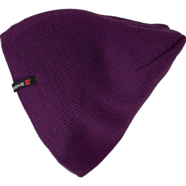 Шапка Brodeks Light Bicolor, цвет фиолетовый, серый