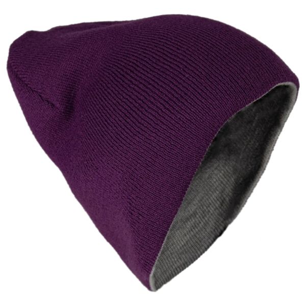 Шапка Brodeks Light Bicolor, цвет фиолетовый, серый
