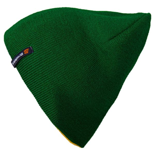 Шапка Brodeks Light Bicolor, зёленый, жёлтый