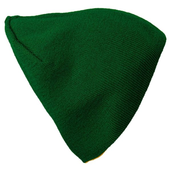 Шапка Brodeks Light Bicolor, зёленый, жёлтый