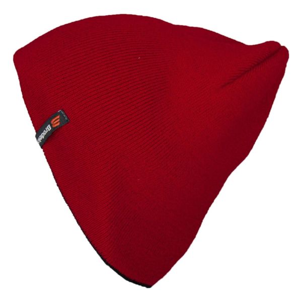 Шапка Brodeks Light Bicolor, цвет красный, чёрный