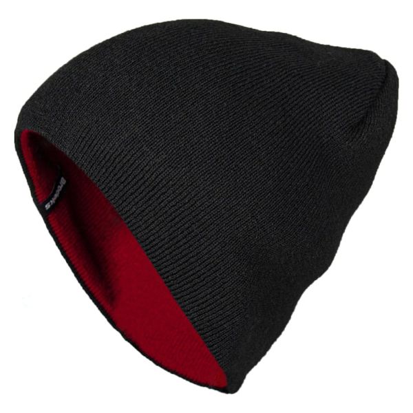 Шапка Brodeks Light Bicolor, цвет красный, чёрный