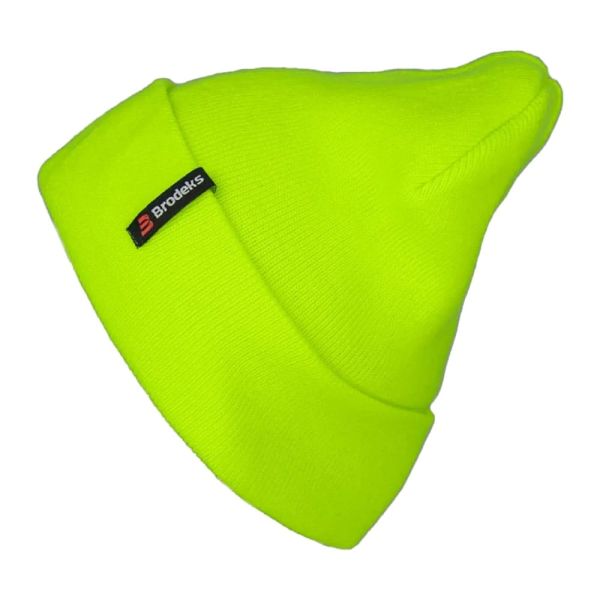 Шапка Brodeks Light Longer HV, цвет салатовый