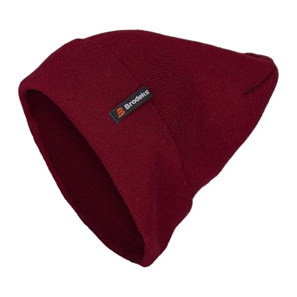 Шапка Brodeks longer, тёмно-красный