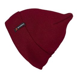 Шапка Brodeks longer, цвет тёмно-красный