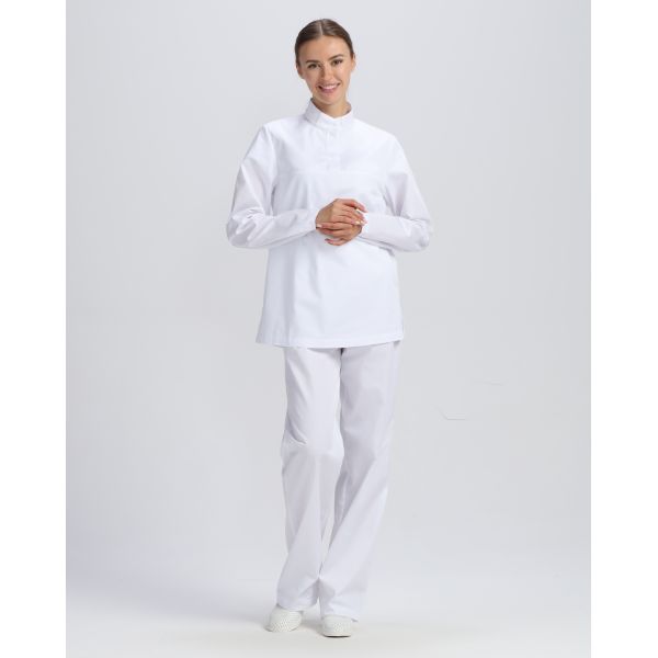 Костюм женский ХАССП-Стандарт, ткань Смесовая, 160 г/м2, цвет белый