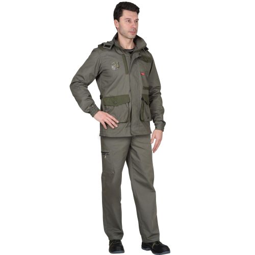 Костюм Снайпер куртка, брюки ткань смесовая, цвет оливковый, охота и рыбалка