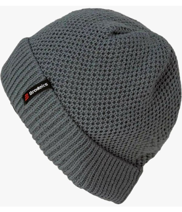 Шапка Brodeks fleece warming, серый