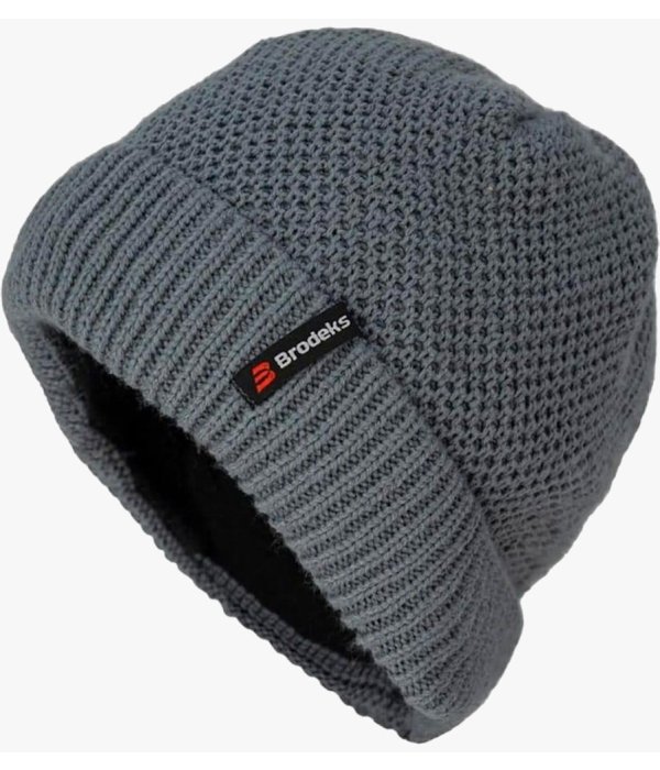 Шапка Brodeks fleece warming, серый