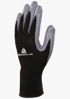 Перчатки DeltaPlus™ VE712GR (полиэстер+нитрил)