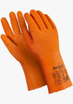 Перчатки Manipula Specialist® Фишер (интерлок+рельефный латекс 1,6мм), L-T-17/CG-948