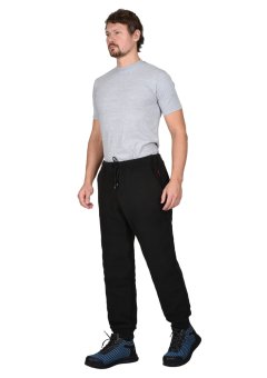 Брюки флисовые СИРИУС-КОМФОРТ черные, 280 г/м2