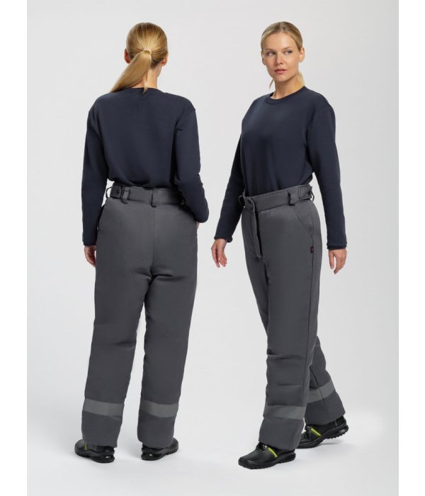 Брюки зимние женские Кнейд СОП (тк.Смесовая,210), т.серый