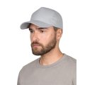 Кепка-бейсболка серая пл.190 гр/м2 (пакет по 25 шт.,в упаковке 200 шт.)