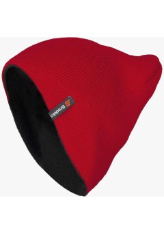 Шапка Brodeks Light Bicolor, красный, чёрный