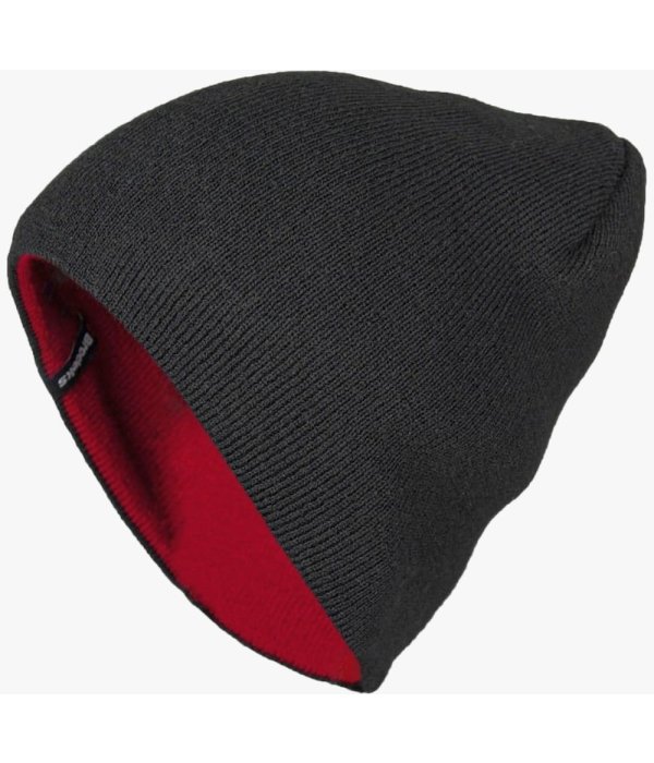 Шапка Brodeks Light Bicolor, красный, чёрный