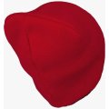 Шапка Brodeks Light Bicolor, красный, чёрный