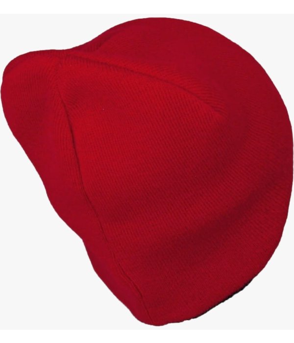 Шапка Brodeks Light Bicolor, красный, чёрный