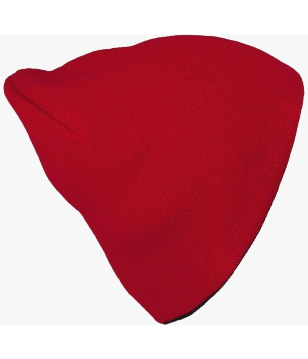 Шапка Brodeks Light Bicolor, красный, чёрный