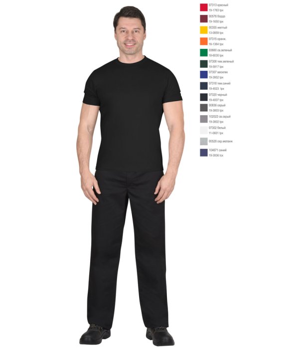 Футболка чёрная 160г/м2