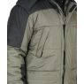 Куртка рабочая мужская зимняя Сириус-Европа с капюшоном, цвет  оливковый с чёрным