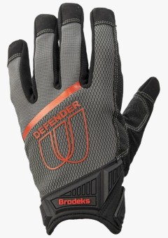 Перчатки Brodeks G-62, серый, чёрный, красный