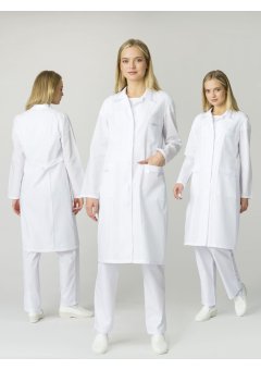Халат женский Стандарт (тк.ТиСи), белый