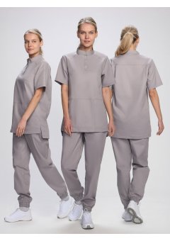 Костюм женский MedLine Ева (тк.Смесовая,145), св.серый