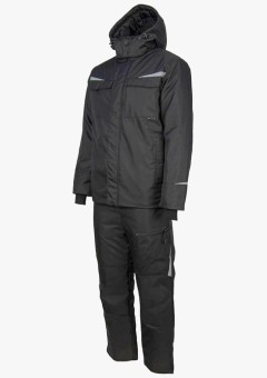 Костюм зимний мужской Brodeks KW603, куртка, брюки, чёрный